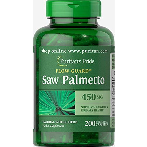 Saw Palmetto 450 Mg, Supports Prostate and Urinary Health, 200 Count by Puritans Pride