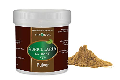 VITA IDEAL® Auricularia Mushroom Extract 100g (auricular) Polysaccharides ≥ 30% + Measuring Spoon