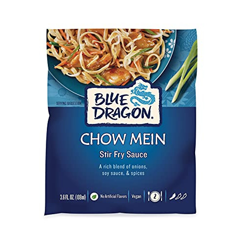 Blue Dragon Stir Fry Sauce Chow Mein 3.4oz팩 12