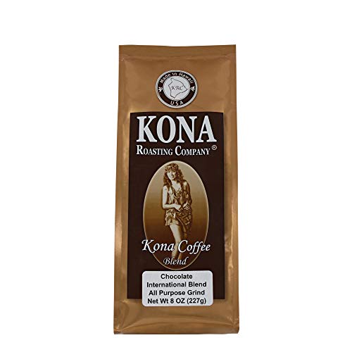 커피 Kona Roasting Company Coconut Flavored Coffee Blend Ground Coffee 8 oz