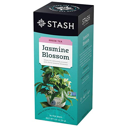 Stash Tea Premium Green Tea 100 Count Box of Tea Bags in Foil