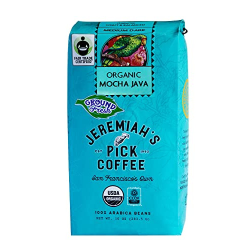 Jeremiah Pick Coffee Private Reserve Decaf Ground Coffee, 10-Ounce Bags (Pack of 3)