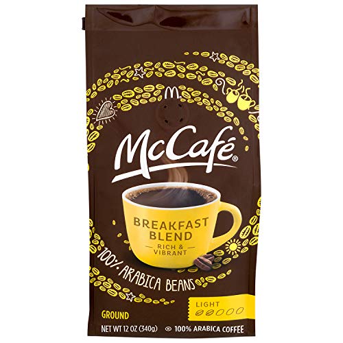 McCafé French Vanilla Light Roast Ground Coffee (12 oz Bags, Pack of 6)