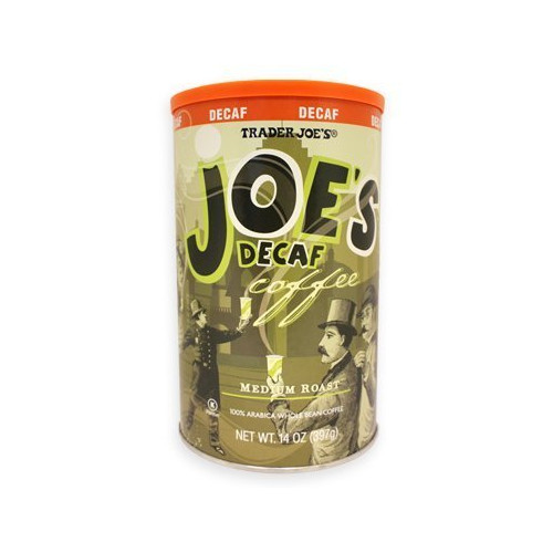 Trader Joes Joes DECAF Medium Roast 14 oz. (Pack of 2)
