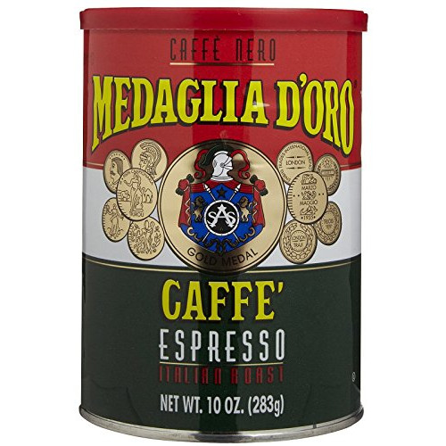 Medaglia D Oro, Caffe Espresso Can Ground, 10-Ounce (6 Pack)