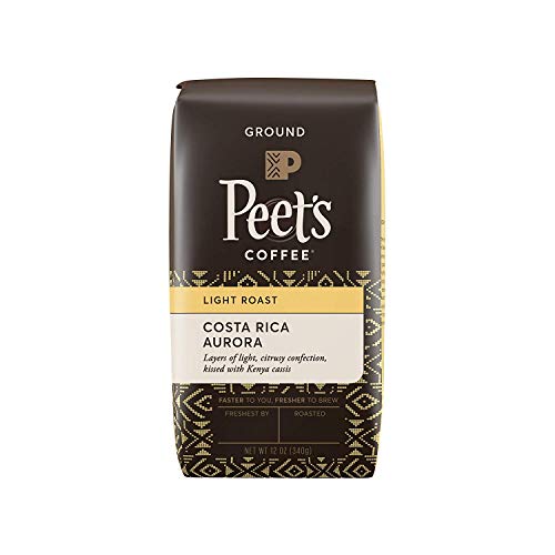 Peets Coffee House Blend, Dark Roast Ground Coffee, 12 Ounce Bag (Pack of 2) Packaging May Vary Bright, Lively, and Balanced Dark Roast Blend of Latin American Coffees, Deep Roasted, Hint of Spice