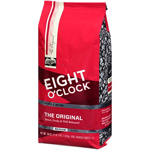 Eight OClock Coffee The Original, Medium Roast, Whole Bean Coffee, 36 Ounce (Pack of 1), 100% Arabica, Kosher Certified