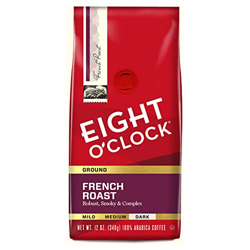 커피 Eight OClock Ground Coffee French Roast 12 Ounce Pack of 6