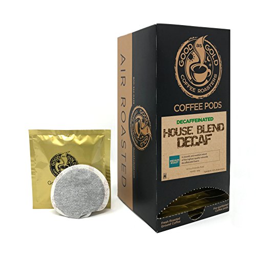 DECAF HOUSE BLEND COFFEE PODS - Good As Gold Coffee (18 Decaf Coffee Pods)