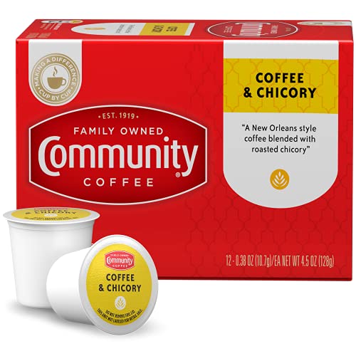 커피 Community Coffee & Chicory 12 K-Cups
