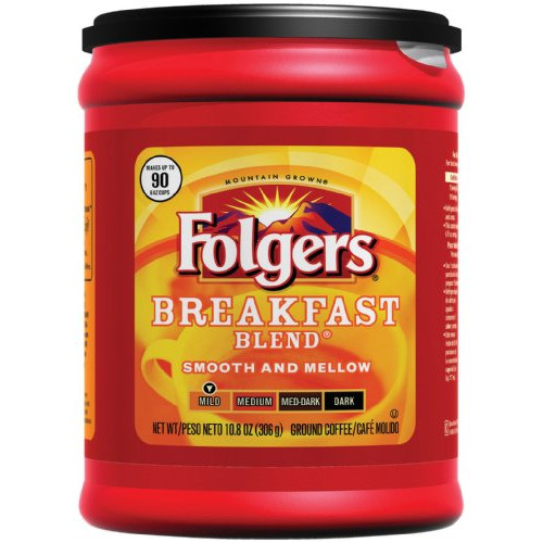 커피 Folgers Breakfast Blend Coffee 25.4 Ounce