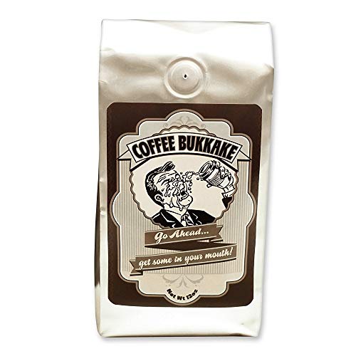 Coffee Bukkake - Mouth Worthy Blended Coffee Flavored with Maple/Spice & Caribbean Rum - Ground 12oz