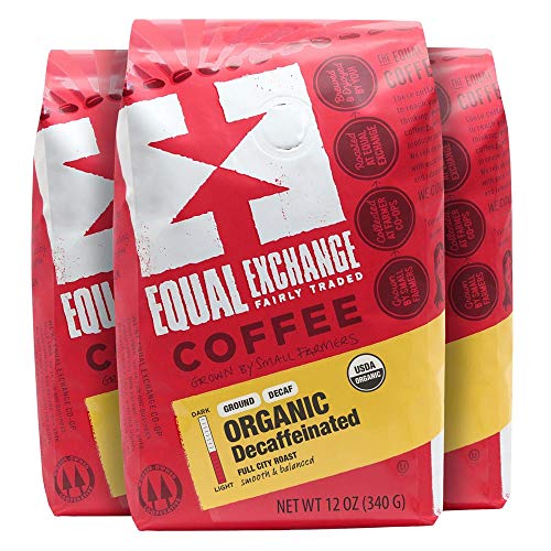 커피 Equal Exchange Organic Ground French Roast Decaf 10-Ounce Bag