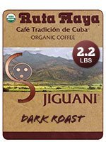 Ruta Maya Jiguaní Dark Roast Whole Bean Coffee 2.2 lb. Bag USDA Organic (Jiguani Dark Roast)
