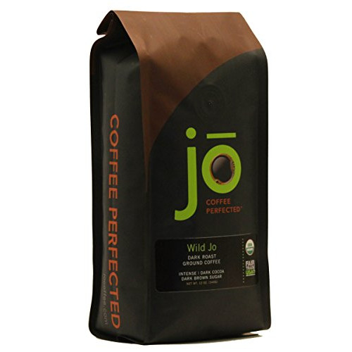 COLOMBIA JO 12 oz, Organic Ground Colombian Coffee, Medium Roast, Fair Trade Certified, USDA Certified Organic, 100% Arabica Coffee, NON-GMO, Gluten Free, Gourmet Coffee from Jo Coffee