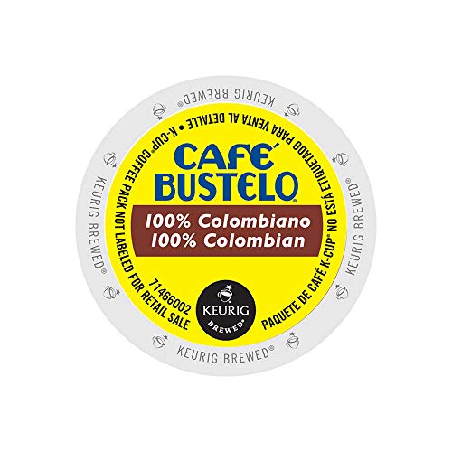 커피 Café Bustelo 100 % Colombian Coffee K-Cups for Keurig Brewers 24 Count