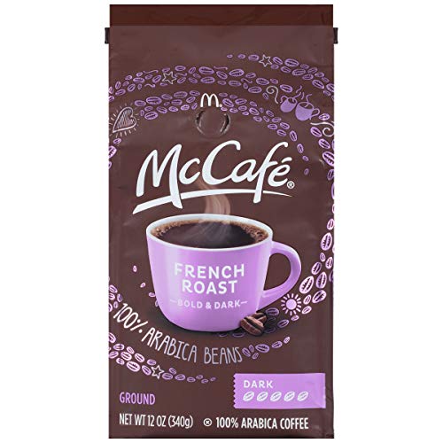 McCafé French Dark Roast Ground Coffee (12 oz Bags, Pack of 6)