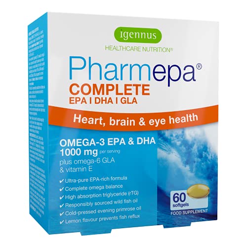 Pharmepa Maintain EPA DHA Omega-3 Fish Oil D3 750/250 per Serving Odorless 60 Small softgels