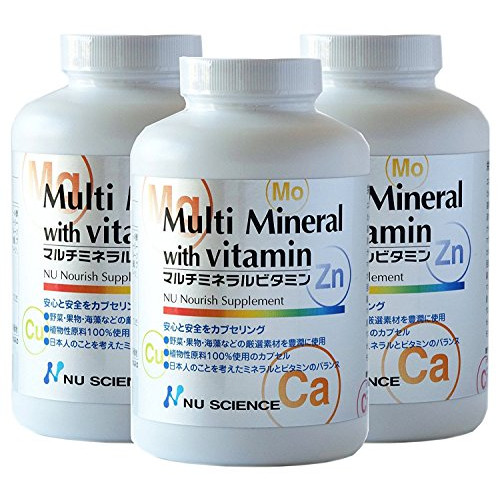멀티 미네랄 비타민 3 개세트 행임예방 의학 연구소 검정품