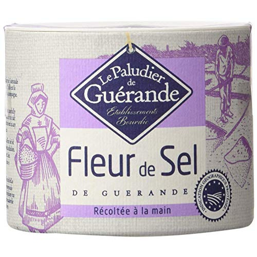 The French Farm Fleur de Sel de Guerande - French Finest sea Salt Le Paludier 4.4 oz