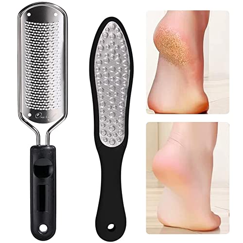 Oneleaf 2PCS 프로페셔널 Pedicure Rasp Foot File Cracked Skin Corns Callus Remover Extra Smooth Beauty