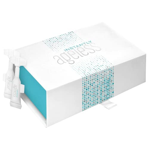 INSTANTLY AGELESS - Anti-Wrinkle Micro-Cream Visibly Reduce Signs 에이징 Just Two Minutes 25 vials