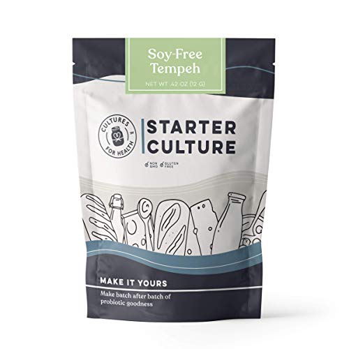 Soy-Free Tempeh Starter Culture | Cultures for Health | DIY, vegetarian, cultured protein | No maintenance, non-GMO