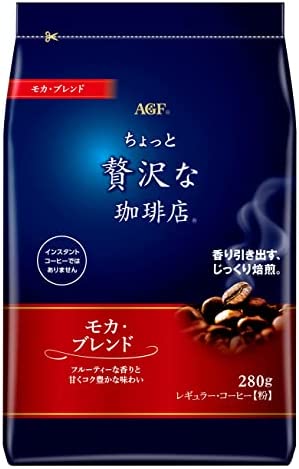 AGF 조금 고급인 커피점 레귤러 커피 모카 블랜드 1000g 가루