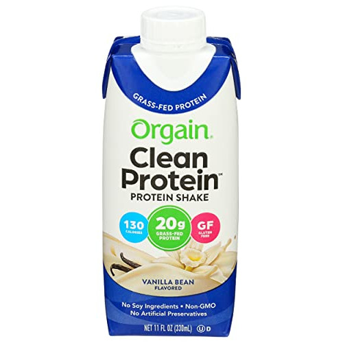 Orgain Whey Protein Shake Vanilla Bean 11 oz
