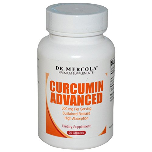 커큐민 Dr. Mercola Premium Supplements Curcumin Advanced 500 mg 30 Capsules
