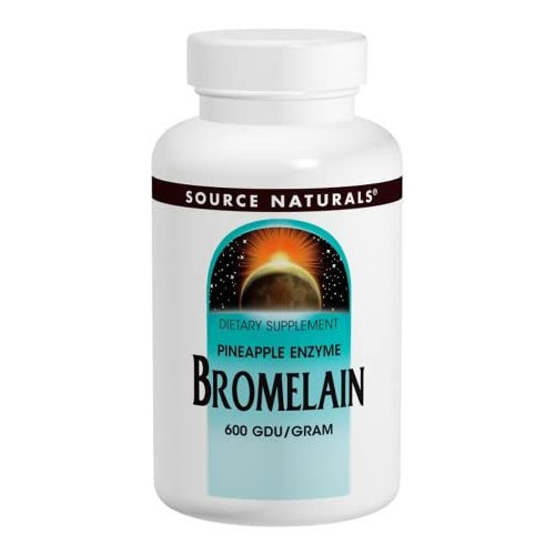 Source Naturals Bromelain 500mg Proteolytic Enzyme Supplement - 60 Tablets