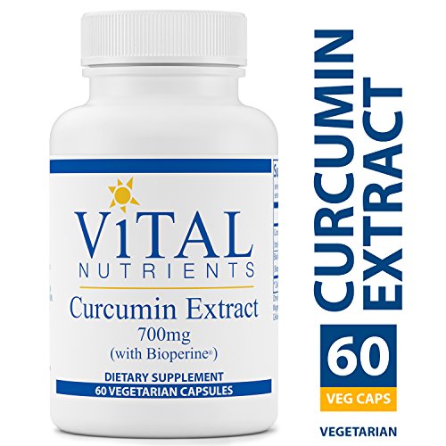 Vital Nutrients - Curcumin Extract 500 mg (with Bioperine) - Nutritional Support for Normal Tissue Health - 60 Capsules per Bottle