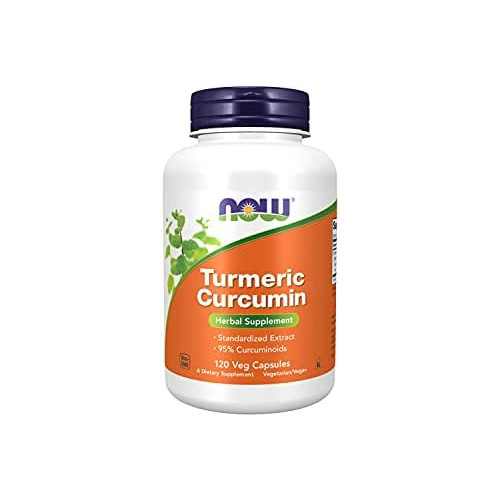 NOW Supplements, Turmeric Curcumin, Derived from Turmeric Root Extract, 95% Curcuminoids, Herbal Supplement, 60 Veg Capsules