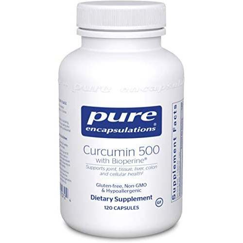 Pure Encapsulations - Curcumin 500 with Bioperine - Antioxidants for The Maintenance of Good Health - 60 Capsules