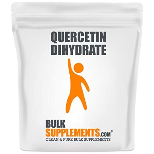 BulkSupplements.com Quercetin Dihydrate Powder - Vegan Supplement - Quercetin Powder - Lung Support Supplement - Antioxidants Supplement - Quercetin 500mg Powder (500 Grams - 1.1 lbs)