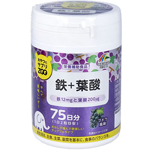 유니 매트 리켄 간식 사프리(supplement)ZOO 철+엽산 150g