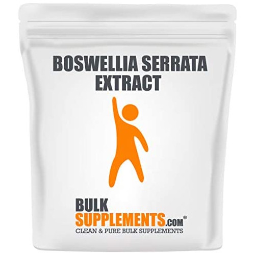 BulkSupplements.com Boswellia Serrata Extract Powder - Anti-inflammatory Supplements - Boswellia Powder - Joint Health Supplement - Frankincense Supplement - Boswellia Extract (500 Grams - 1.1 lbs)
