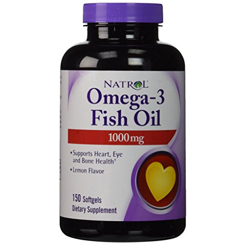 Natrol Omega-3 Fish Oil, 1000mg, Softgels