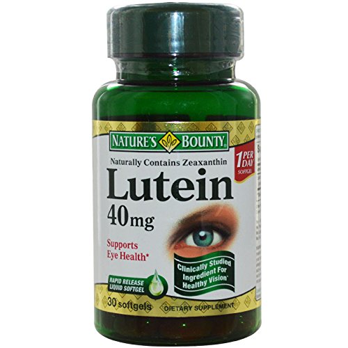 Nature's Bounty Lutein Softgels, 30 count (Pack of 2)