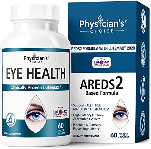 Areds 2 Eye Vitamins Clinically Proven Lutein Zeaxanthin Supplement Lutemax 2020 Supports Strain Dry Vision Health Award Winning Ingredients Plus Bilberry Extract