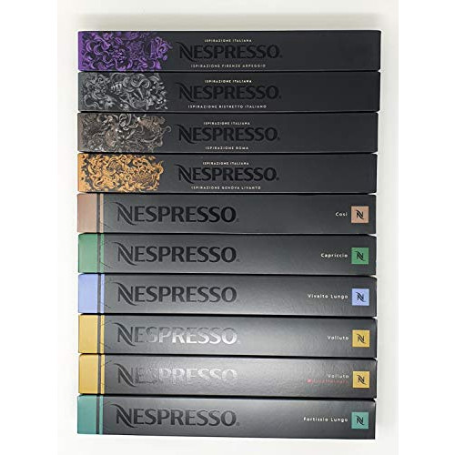 NESPRESSO 네스프레소 커피 10종 총 100개