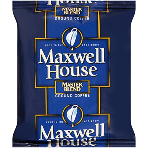 인스턴트커피 Maxwell House Master Blend Medium Roast Ground Coffee (1.1 oz Bags, Pack of 42)