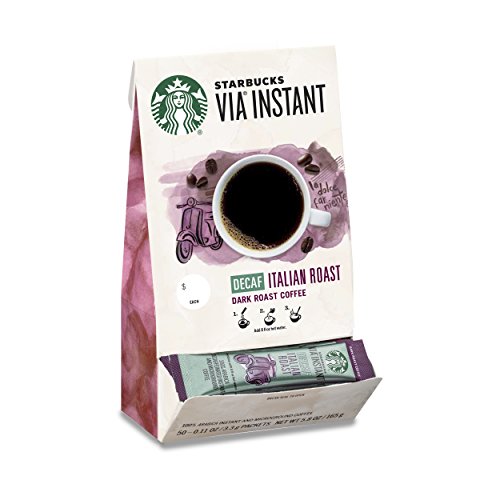 인스턴트커피 Starbucks VIA Instant Coffee Medium Roast Packets — Colombia — 1 box (50 packets)
