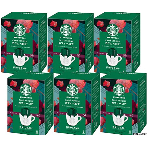 스타벅스「Starbucks(R)」 오리《가미》 퍼스널 drip 커피 카페《베로나》 1상자(5대입)×6 개세트