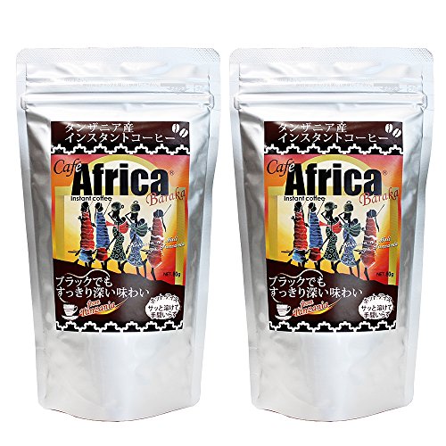 카페 아프리카 장미 카 스탠드팩 탄자니아 출생의 극상 인스턴트 커피 80gx2개