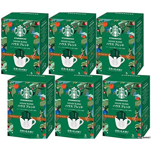 스타벅스 「Starbucks(R)」 하우스 블렌드 (상자)오리《가미》 퍼스널 drip 커피 (5대입)×6상자