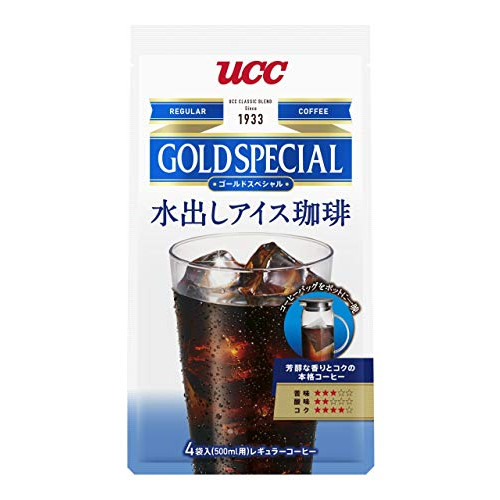 UCC 골드 스페셜 수 내밀기 아이스 커피 커피 백4P 140g×2 포 8백