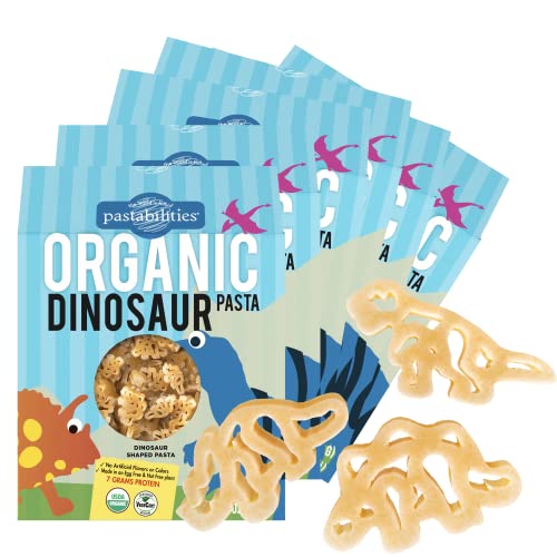 아이들이 좋아해요 공룡모양 파스타면 2세트 Pastabilities 유기농 어린이 Dinosaur Pasta 12 oz. Pack 2