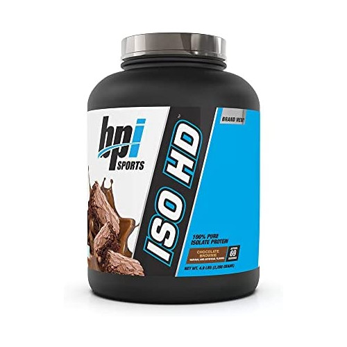 BPI Sports ISO HD Isolate Protein Vanilla Cookie, 76.8 oz - 69 Servings