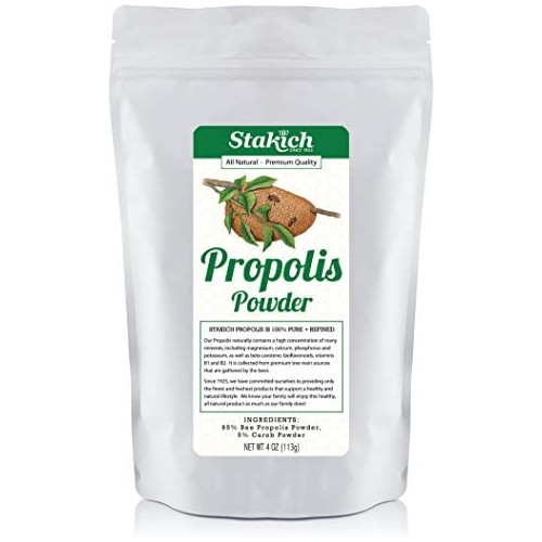 Stakich Bee Propolis Powder - All Natural- 1 Pound (16 Ounce)